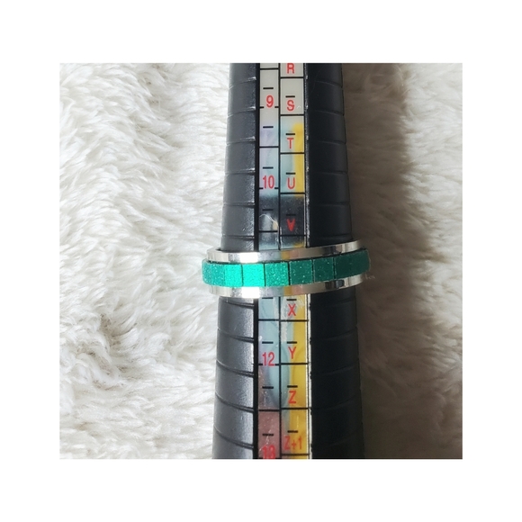 Lot of 5 steel colorful rings - Picture 9 of 11